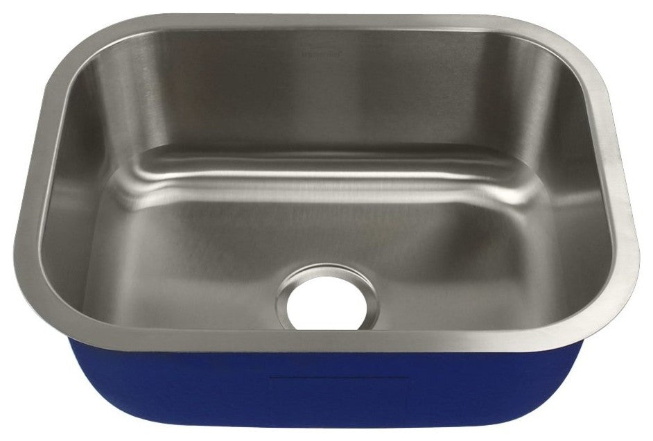 Transolid Meridian 23 1/8"x17 7/8"x9" Single Undermount SS Kitchen Sink