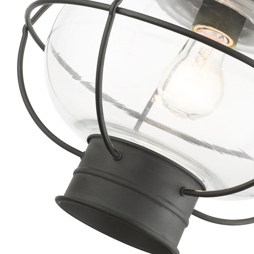 Charcoal Nautical, Farmhouse, Bohemian, Colonial, Outdoor Pendant Lantern