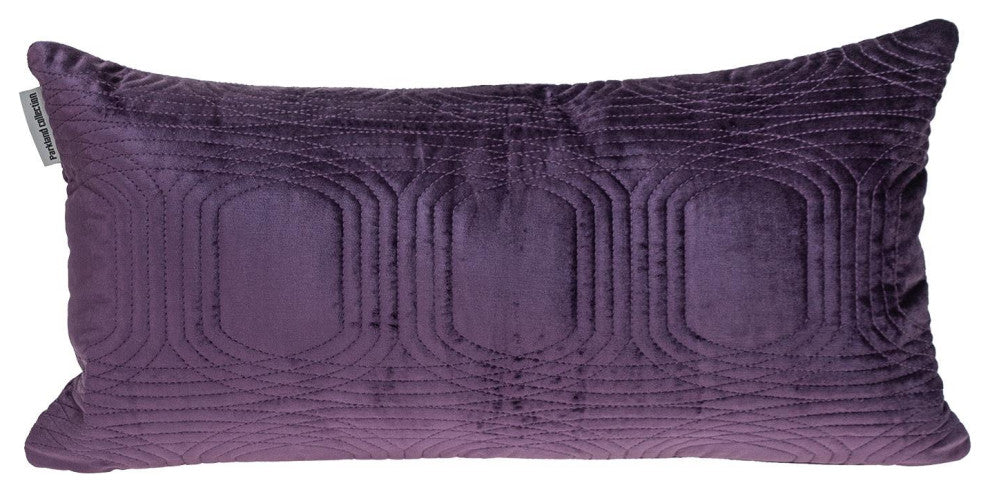 Parkland Collection Iphis Purple Throw Pillow, Rectangle