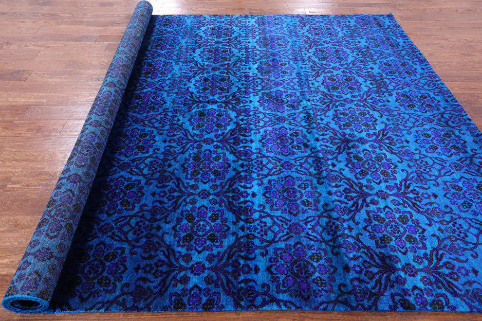 Persian Hand-Knotted Silk Rug 7' 11" X 9' 10" Q5956