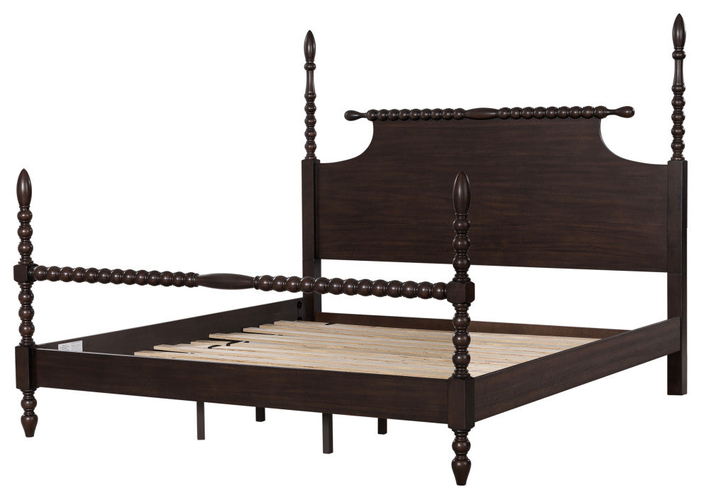 Madison Park Signature Beckett Bed Transitional Wood Bedframe