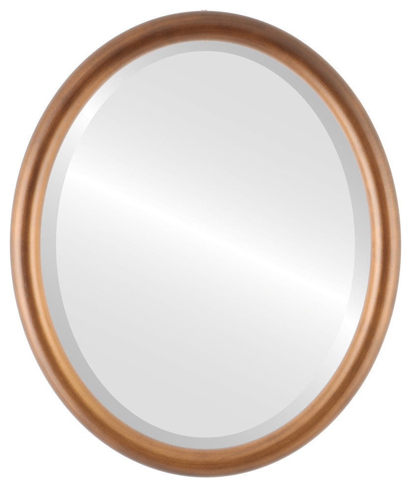 Pasadena Framed Oval Mirror, 19x25"