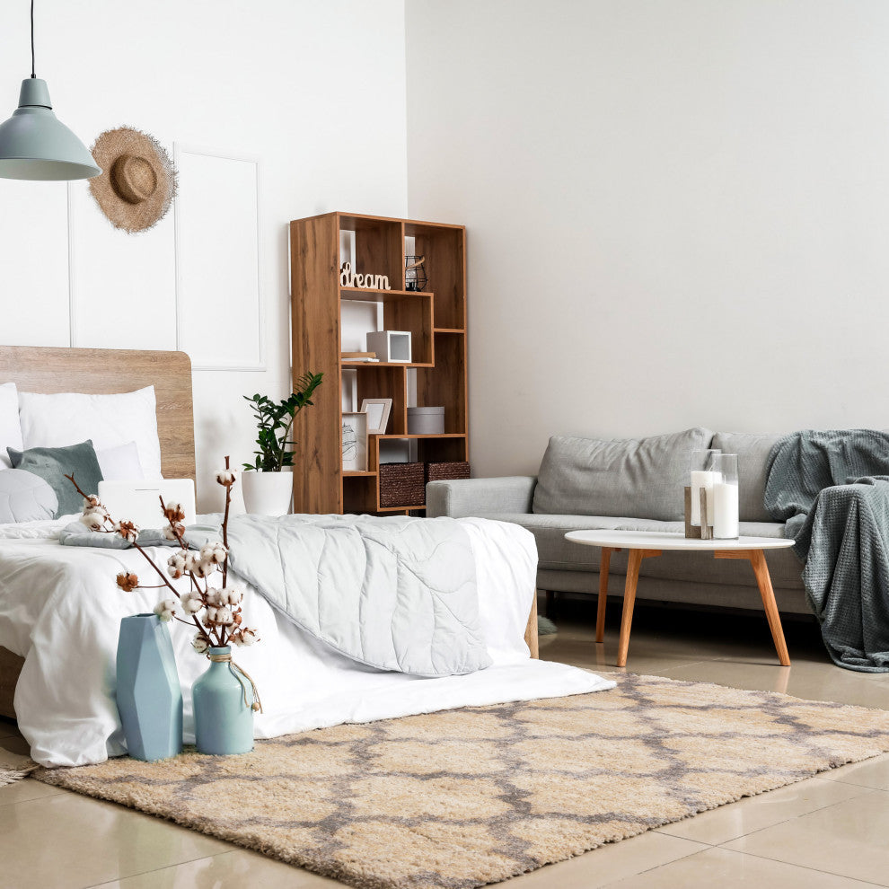 Moroccan Trellis Shag Rug