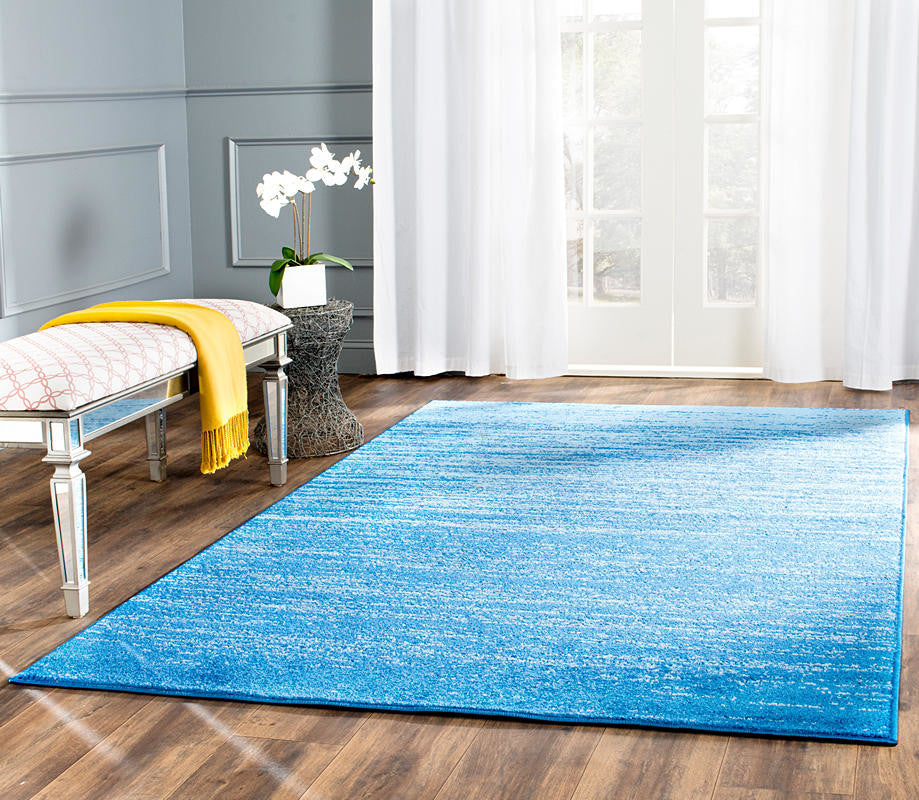 Safavieh Adirondack Adr113F Vintage/Distressed Rug, Light Blue/Dark Blue, 2'6"x1