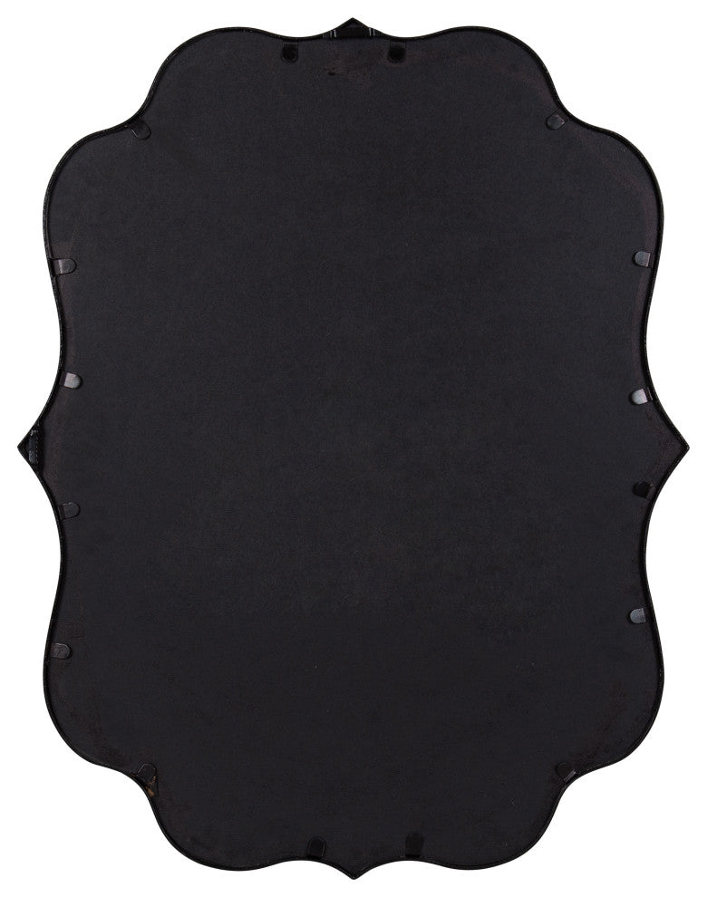 Higby Framed Wall Mirror, Black 24x31