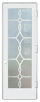 Interior Prehung Door or Interior Slab Door - Diamond Beads - Primed - 24" x...