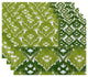 18"x14" Free Spirit, Geometric Print Placemat, Green, Set of 4