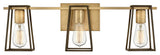 Filmore 3-Light Bath Light, Heritage Brass