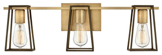 Filmore 3-Light Bath Light, Heritage Brass