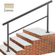 Outdoor Handrail 165LBS Load Aluminum Outdoor Stair Railing