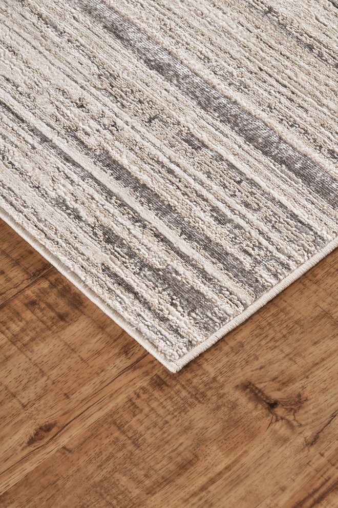 Weave & Wander Orin Rug, Black/Dark Gray, 10'x13'2"