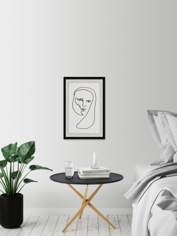 "Enigmatical" Framed Painting Print, 24"x36"