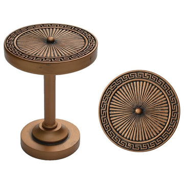 Agia Medallion Drapery Holdback, Copper, Set of 2