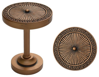 Agia Medallion Drapery Holdback, Copper, Set of 2