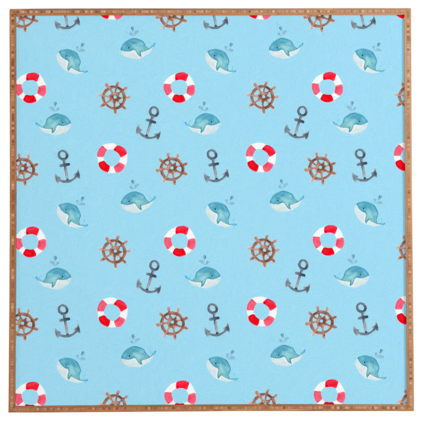 Deny Designs Wonder Forest Nautical Necessities Framed Wall Art