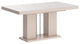 MILOSA Extendable Dining Table, Cappuccino
