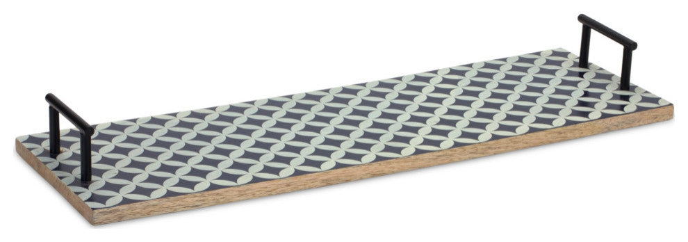 Mango Wood Tray, 2-Piece Set