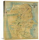 "The "Chevalier" Map of San Francisco" Artwork, 19"x22"