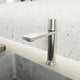 VIGO Halsey 8" H Single Handle Single Hole Bathroom Faucet, Brushed Nickel, Without Extras