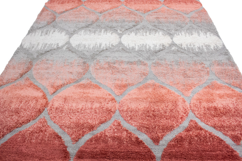 Noori Rug High-low Theron Grey/Terracotta Rug