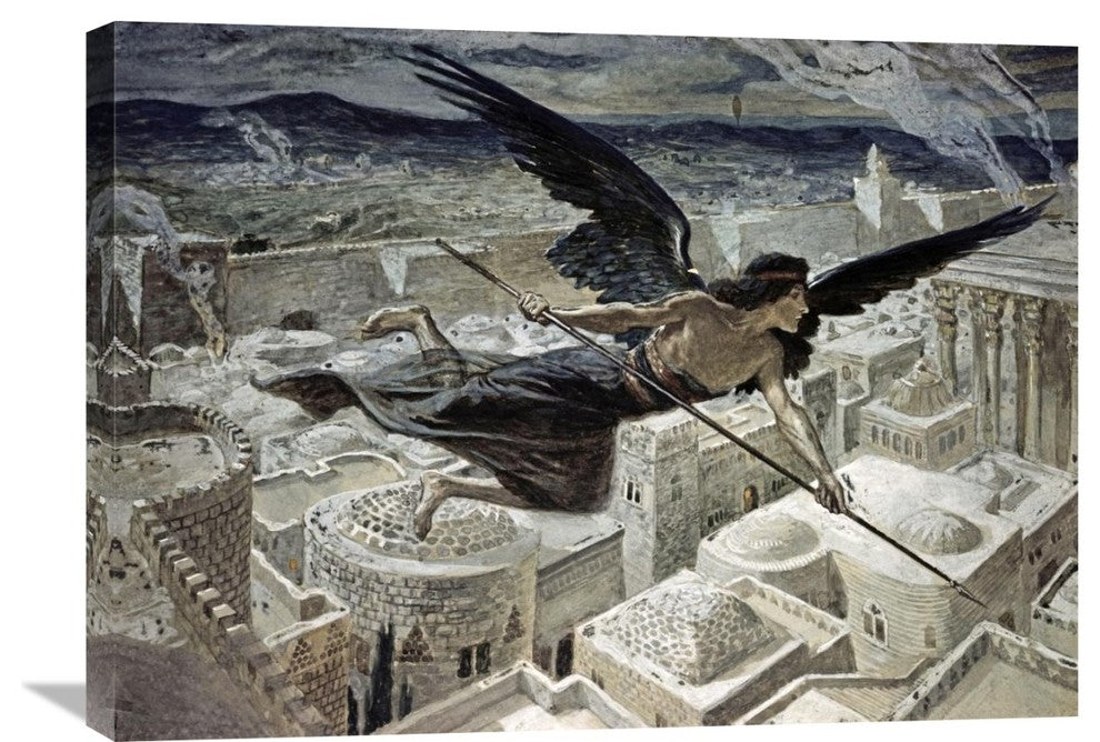 "The Slaying of the Assyrians" Artwork, 30"x21"