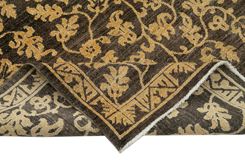 Rug N Carpet - Handmade Oriental 5' 11" x 9' 1" One-of-a-Kind Oushak Area Rug
