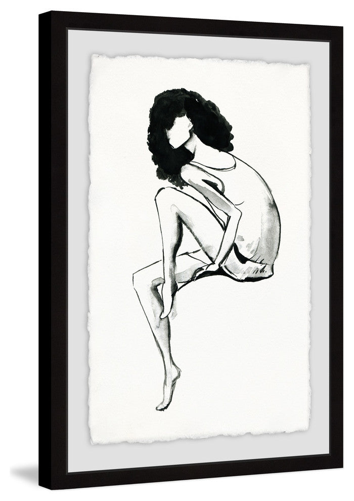 "Introvert" Framed Painting Print, 20"x30"