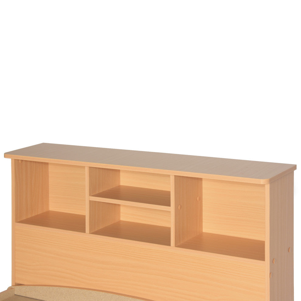 Better Home Products California Wooden Full Captains Bed, Beech, Maple