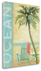"Ocean Beach II" By Daphne Brissonnet, Giclee Print on Gallery Wrap Canvas