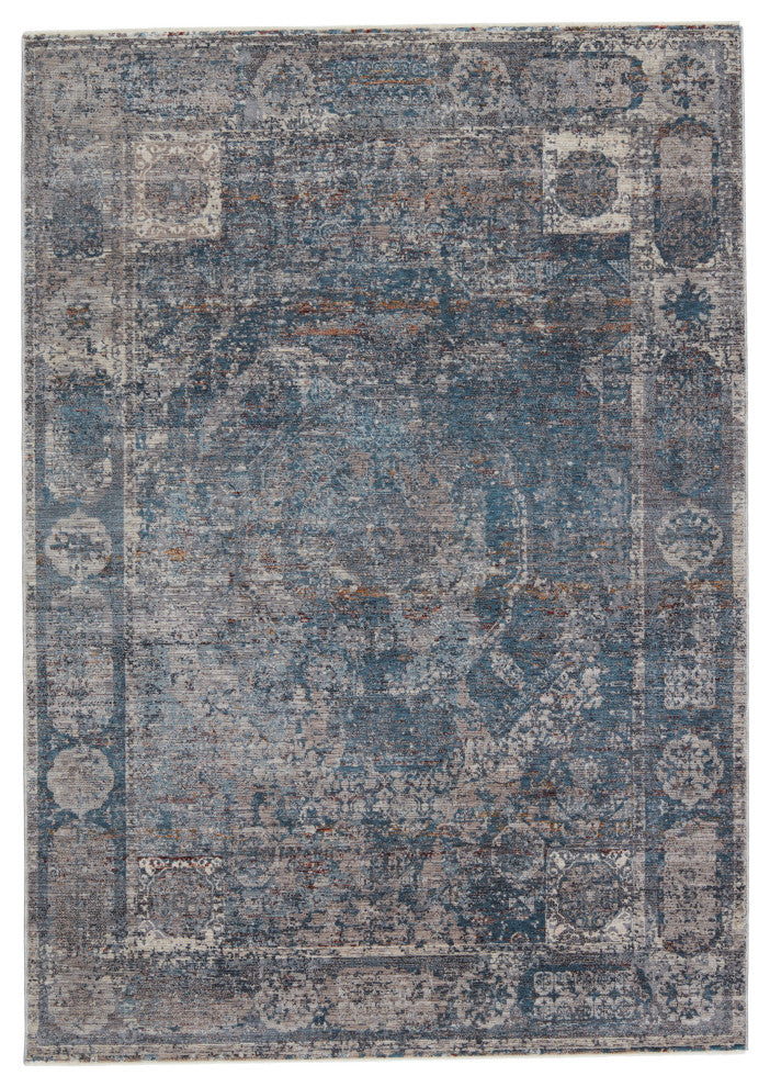 Jaipur Living Arcadia Medallion Blue/ Gray Area Rug 12'X15'6"