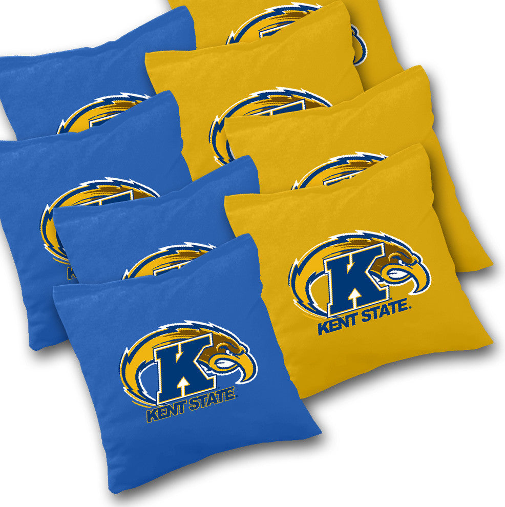Kent State Distressed Cornhole Set