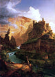 Thomas Cole Valley of the Vaucluse, 18"x27" Wall Decal