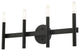Black Mid Century Modern, Urban, Scandinavian, Minimal Vanity Sconce