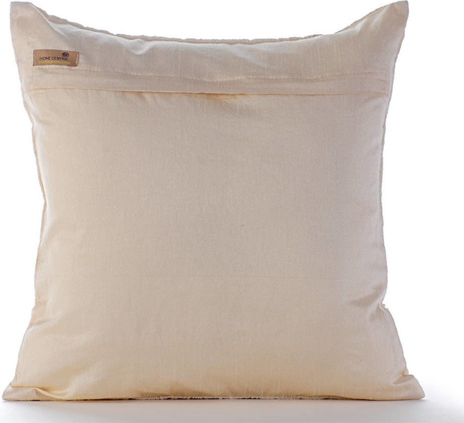 Ivory Decorative Throw Pillow Covers 18"x18" Art Silk PillowCase - Tuscany