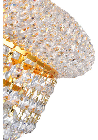 Empire 6 Light Chandelier With Gold Finish