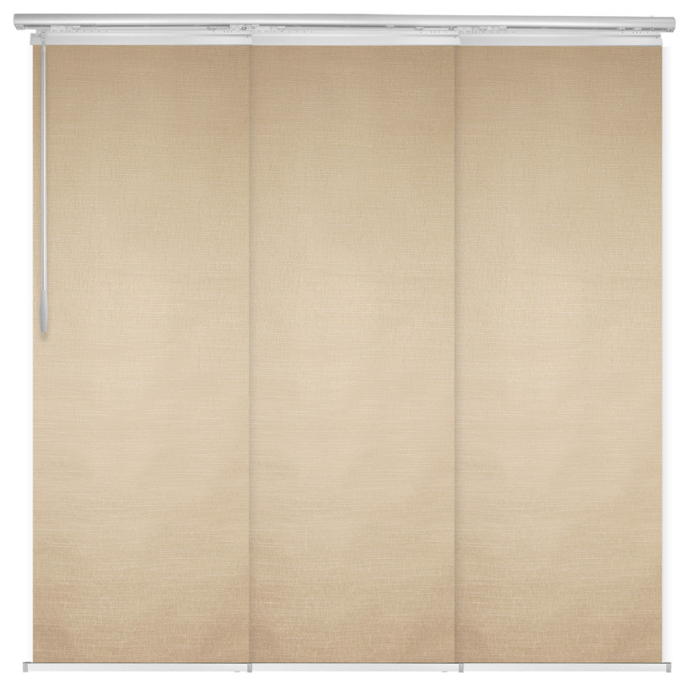 Osweald 3-Panel Track Extendable Vertical Blinds 36-66"W