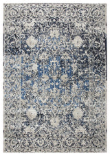 Rizzy Home Panache PN6956 Taupe Motif Area Rug, Rectangular 6'7"x9'6"
