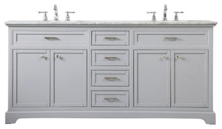 Elegant Lighting VF15072D Americana 72" - Grey