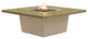 Square Fire Pit Table, 56x56, Propane, Santa Cecillia Granite, Beige