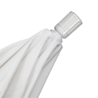 11' Aluminum Umbrella Collar Tilt Matted White, Wheat