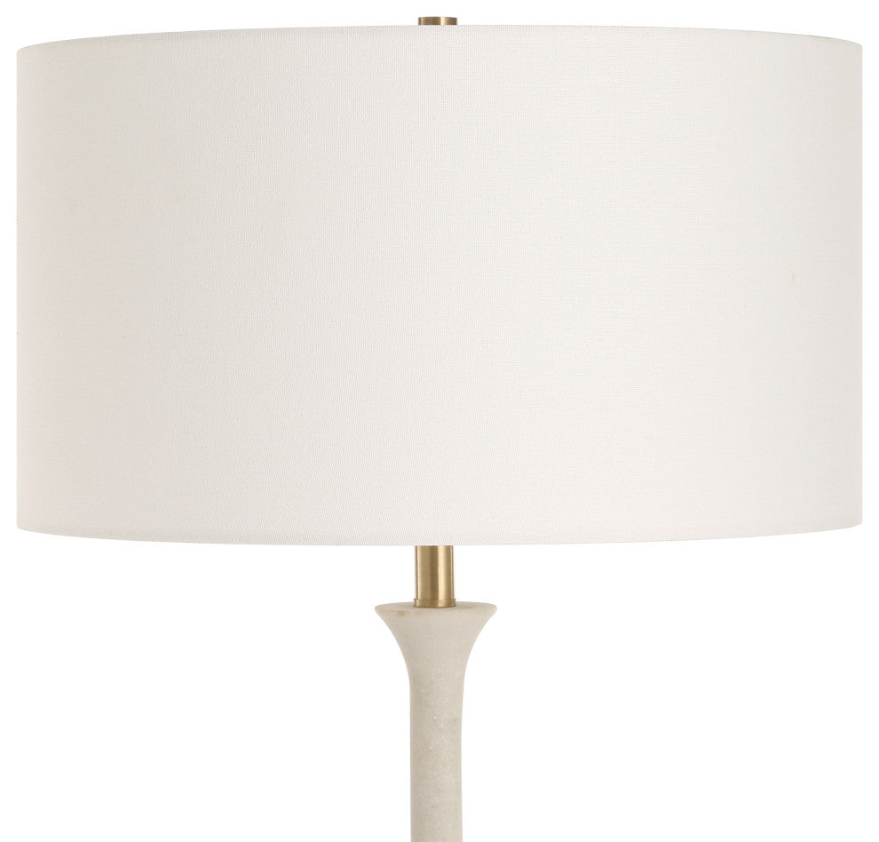Uttermost Dewdrop Ivory Floor Lamp
