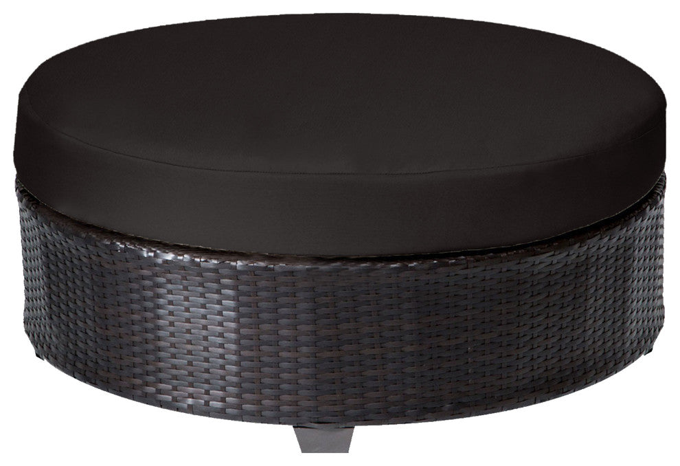 Barbados Round Coffee Table Black