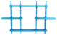 3 Tier Wall Shelf, Blue
