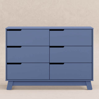 Hudson 6-Drawer Assembled Double Dresser, Cove Blue