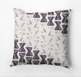 Bongo Drumline Rug Pillow, Purple, 16"x16"