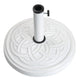 Bond 60478A Round Umbrella Base, White, 17.71" x 17.71" x 12.8"