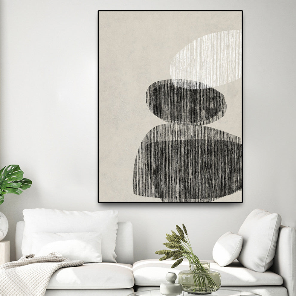 "Nested II" Oversized Framed Canvas, 60" x 40"