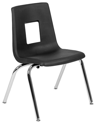 76" Oval Wave Laminate Activity Table Set-16" Student Stack Chairs, Oak/Black