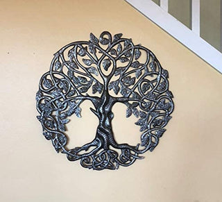 Tree of Life Metal Wall Art, Contemporary Iron Artwork Decor