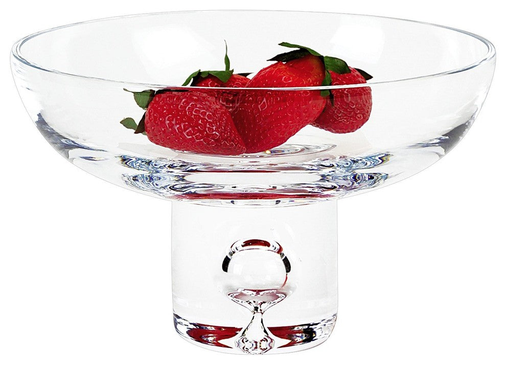 Galaxy Style Heavy Crystal Pedestal 9-inch Bowl